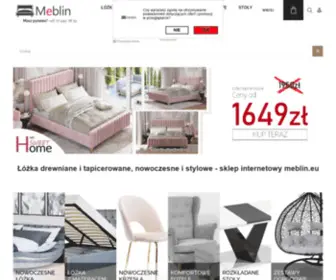 Meblin.eu(Internetowy sklep meblowy Meblin) Screenshot