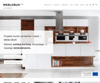 Meblobuk.com.pl(Projekty Kuchni na Wymiar) Screenshot