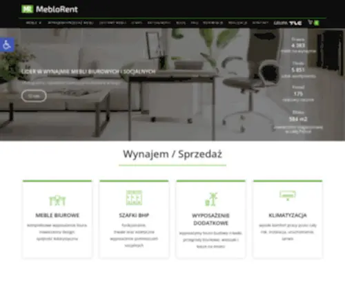 Meblorent.pl(Mebli biurowych i socjalnych) Screenshot