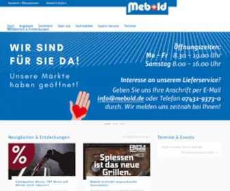 Mebold.de(Mebold Getränkefachmarkt) Screenshot