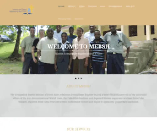 Mebsh.org(Mission des Églises Baptistes du Sud d’Haiti) Screenshot