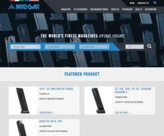 Mec-Gar.com(Firearm magazines manufacturer) Screenshot