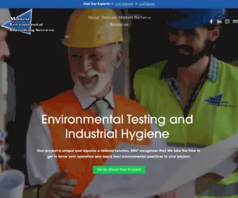 Mec-US.com(Midwest Environmental Consulting Services) Screenshot