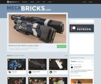 Mecabricks.com(Mecabricks is the first web service to publish and display 3D models made with LEGO®) Screenshot