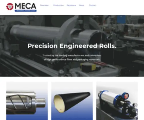 Mecagb.com(MECA Technology and Machine) Screenshot