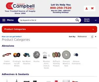 Mecampbell.com(Distribution of Products & Services) Screenshot