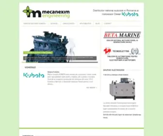 Mecanexim.ro(Mecanexim Engineering) Screenshot