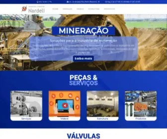 Mecanicanardeli.com.br(Serviço de torno e fresa) Screenshot