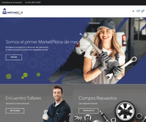 Mecanicos.com.co(Mecanicos Colombia) Screenshot