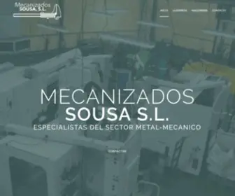 Mecanizadossousa.es(Empresa de mecanizados en Sevilla) Screenshot