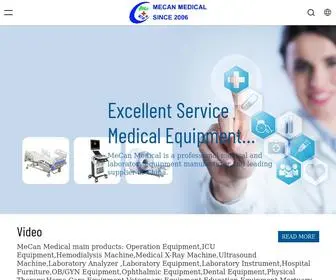 Mecanmedical.com(MeCan Medical) Screenshot