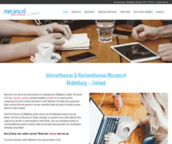 Mecano.nl(Internetbureau & reclamebureau Zeeland) Screenshot