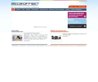 Mecaoffset.com(MECA OFFSET) Screenshot
