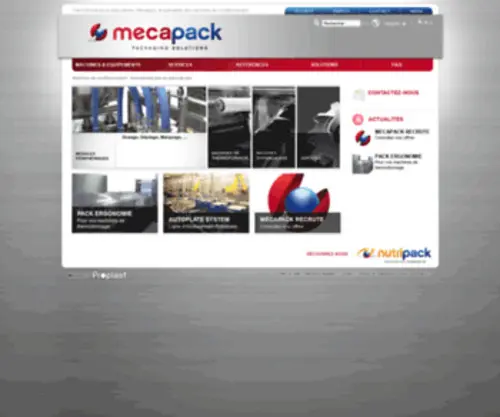 Mecaplastic.com(Spécialiste packaging) Screenshot