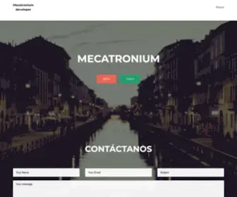 Mecatronium.com(Developer) Screenshot