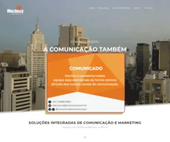 Meccanica.com.br(Mecânica Comunicação) Screenshot