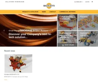 Meccanicanicoletti.com(Meccanica Nicoletti) Screenshot