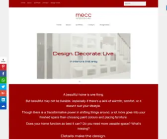 Meccinteriors.com(Mecc interiors inc) Screenshot