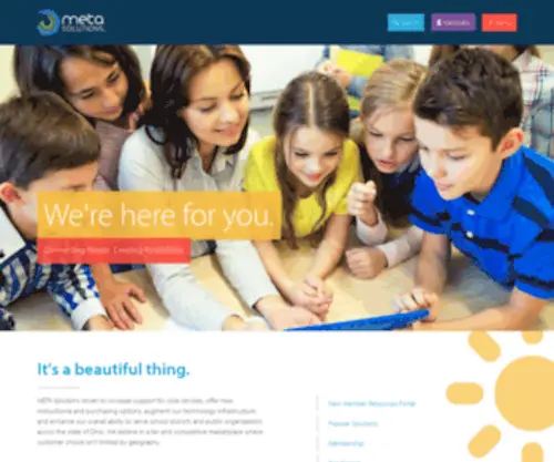 MeCDc.org(META Solutions) Screenshot