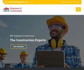 Mececindia.com(MEC Engineers & Constructors) Screenshot