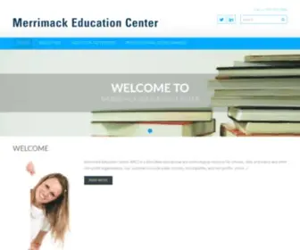 Mec.edu(Merrimack Education Center) Screenshot