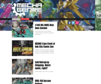 Mechagenre.com(Gunpla Hobby Home Base) Screenshot