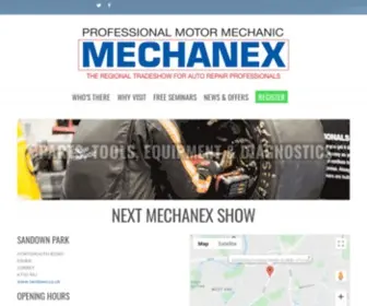 Mechanex.info(The regional aftermarket tradeshow) Screenshot