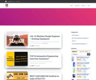 Mechanicaldesignskill.com(Mechanical Design Skill) Screenshot