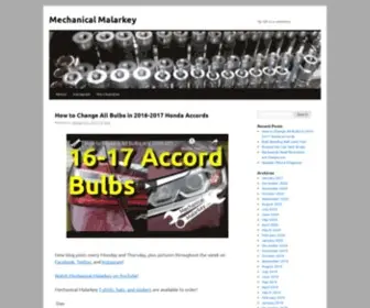 Mechanicalmalarkey.com(Mechanical Malarkey) Screenshot