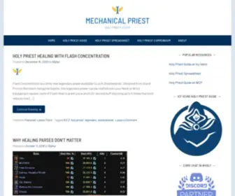 Mechanicalpriest.com(Mechanical Priest) Screenshot