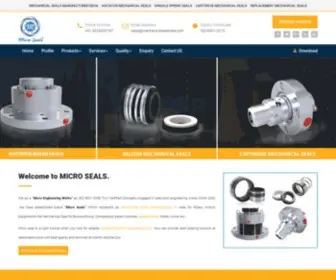 Mechanicalsealindia.com(Micro Seals India) Screenshot