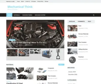Mechanicalthink.com(Mechanical Think) Screenshot