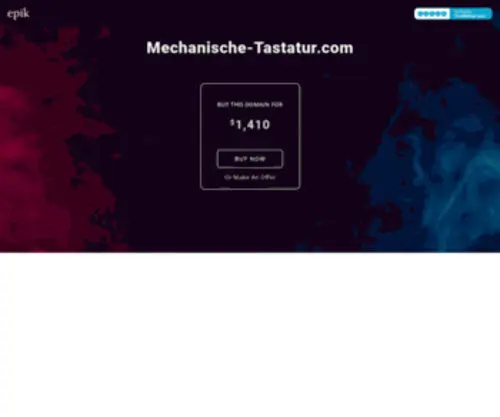 Mechanische-Tastatur.com(Mechanische Gaming Tastaturen) Screenshot
