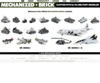 Mechanizedbrick.com(MECHANIZED BRICK Custom LEGO Kits for the Military Modeler) Screenshot