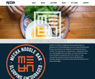 Mechanoodlebar.com(Mecha Noodle Bar) Screenshot