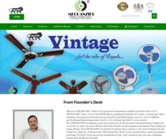 Mechanzies.com(Super Market Responsive web template) Screenshot