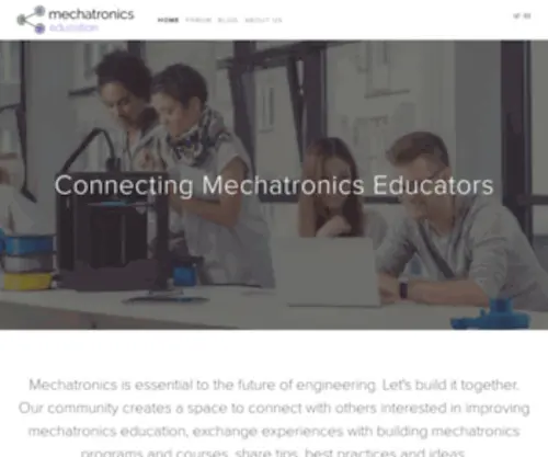 Mechatronicseducation.org(Mechatronics education) Screenshot