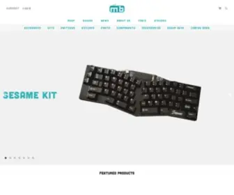 Mechboards.co.uk(Custom Keyboards) Screenshot