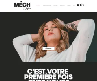 Mechcoiffure.com(Salon MËCH Coiffure) Screenshot