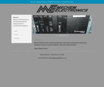 Mechemelectronics.com(Mechem Electronics) Screenshot