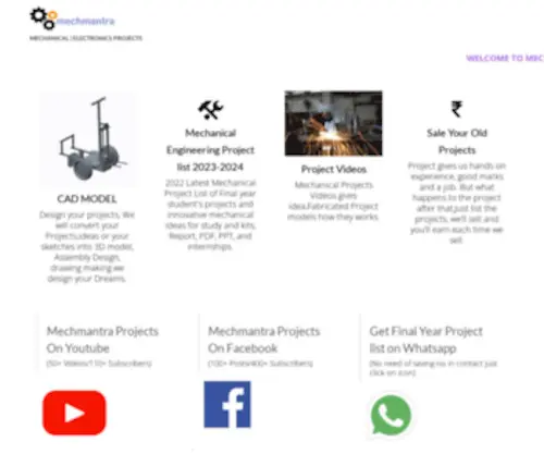 Mechmantra.com(Mechanical Projects in Pune) Screenshot