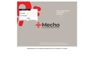 Mechoshades.net(MechoSystems Online Order Entry System) Screenshot