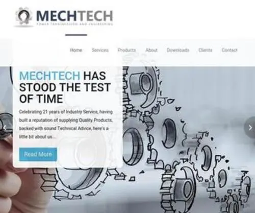 Mechtech.co.za(Power Transmission and Engineering Specialists Benoni) Screenshot