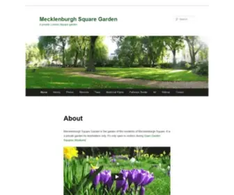 Mecklenburghsquaregarden.org.uk(Mecklenburgh Square Garden) Screenshot