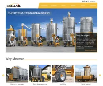 Mecmargroup.com(Grain Dryers) Screenshot