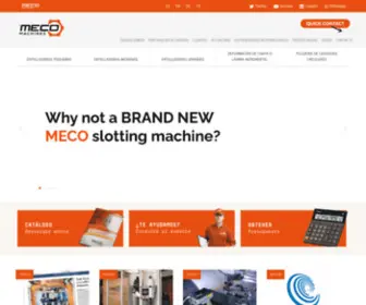 Meco-Industries.com(Mechanical Engineering) Screenshot