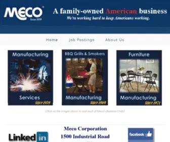 Meco.net(Manufacturing, Grills and Furniture) Screenshot