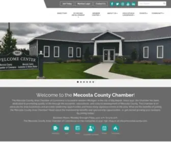 Mecostacounty.com(Mecosta County Area Chamber of Commerce) Screenshot