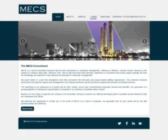 Mecs.co.za(Custom Made Human Capital Solutions) Screenshot