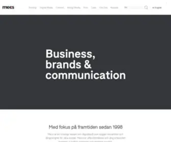 Mecs.se(Kommunikationsbyrå som skapar och stärker varumärken) Screenshot